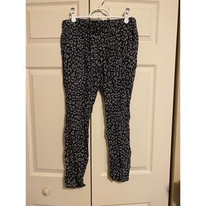 Old Navy Drawstring Leopard Pants